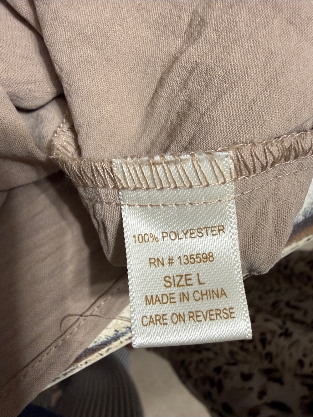 Liberty Love Flutter Sleeve Blouse in Taupe - Picture 6 of 6